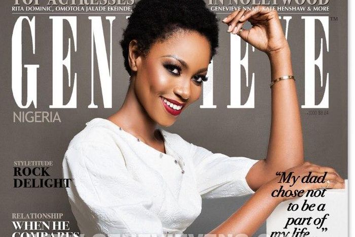 Yvonne Nelson covers Genevieve Magazine July 2015 issue