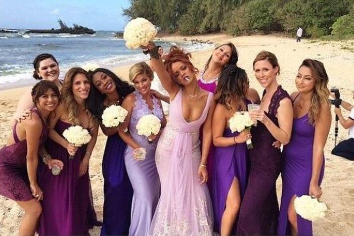 Rihanna attends personal assistant's wedding in Hawaii