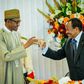President Muhammadu Buhari attends state dinner in Cameroon