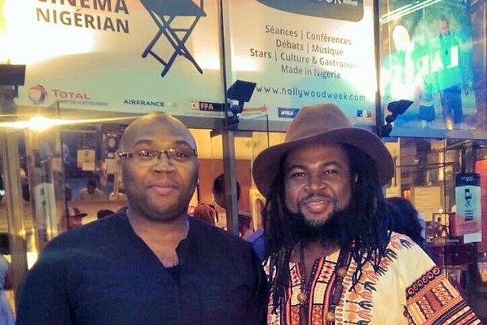 Jason Njoku and Onyeka Nwelue at the Nollywoodweek Paris 2015