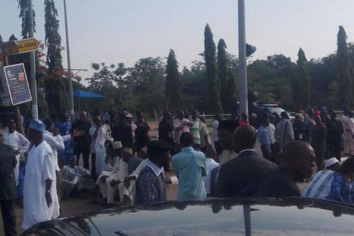 National Assembly gates shut on proposed date of inauguration