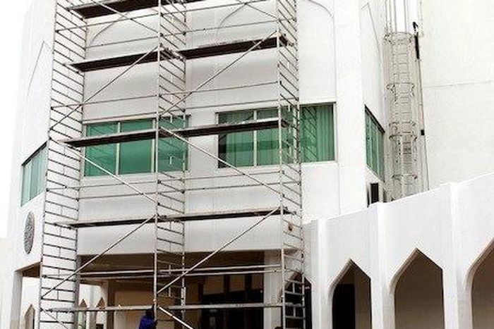 Presidential Villa undergoing renovation.