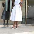 Ranti Onayemi of Ranti in Review is chic in white