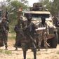 Boko Haram leader, Abubakar Shekau pictured with some of his fighters