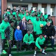 Super Eagles of Nigeria and Nike officials