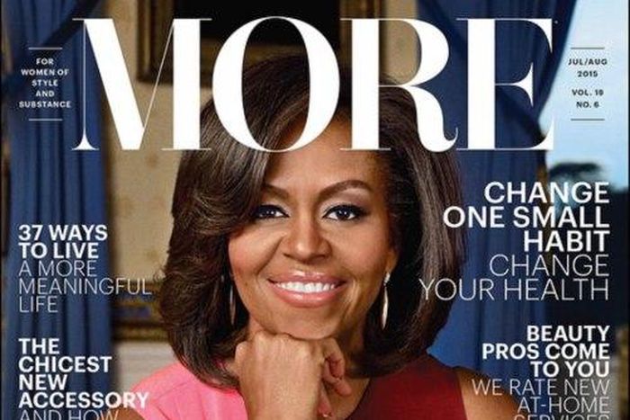 FLOTUS; Michelle Obama covers MORE Magazine July/August 2015 issue