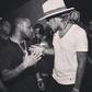 Nigerian popstar, Davido shaking hands with U.S. rapper, future