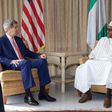 US Secretary of State, John Kerry during a meeting with Nigeria's President-elect, Muhammadu Buhari on January 25, 2015.
