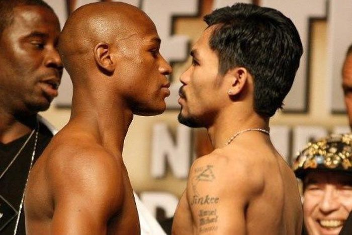 Manny Pacquiao and Floyd Mayweather