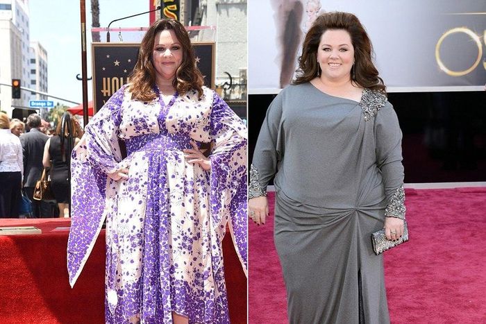 Melissa McCarty shows off new trimmed figure as she gets Walk of Fame honor