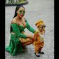Toyin Lawani and her 1yr old son, stepping out for a wedding ceremony on Sunday