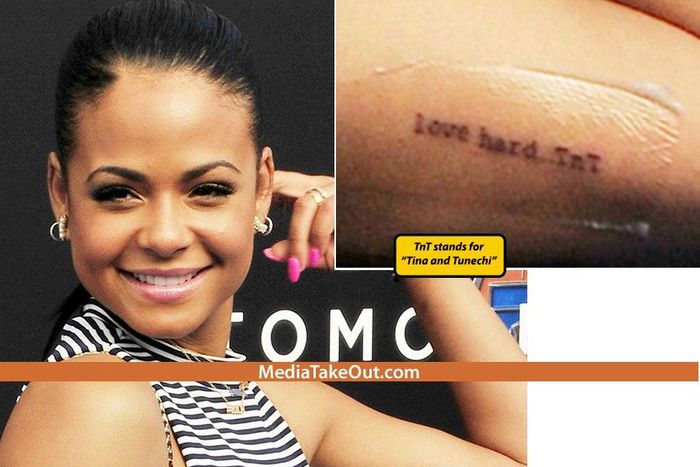 Christina Milian's new tattoo