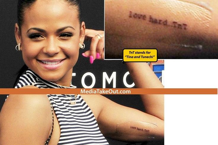 Christina Milian's new tattoo