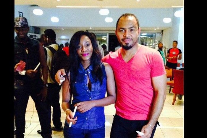 Genevieve Nnaji and Ramsey Noauh at AFRIFF 2014