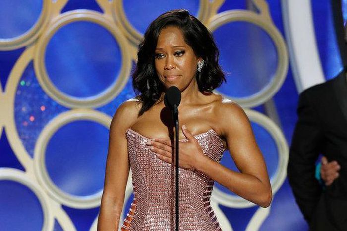 Regina King on time's up and gender equity at the Golden Globes