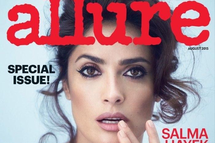 Salma Hayek covers Allure Magazine