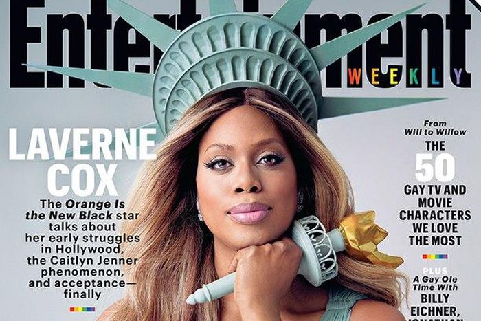 Laverne Cox covers Entertainment Weekly June 2015