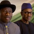 Goodluck Jonathan and Muhammadu Buhari