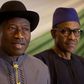 Goodluck Jonathan and Muhammadu Buhari