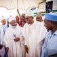 President Buhari receives some of his loyalists in Katsina.