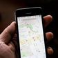 Google Maps on a smartphone