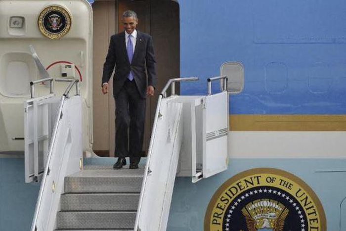 US President, Barack Obama arrives in Ethiopia