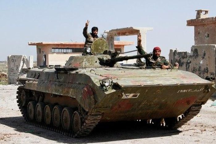 Rebels say they have attacked Syrian army base in south