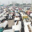 Traffic jam in Apapa, Lagos State