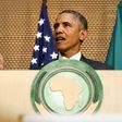 U.S. President Barack Obama delivers remarks at the African Union in Addis Ababa, Ethiopia July 28, 2015. REUTERS/Jonathan Ernst