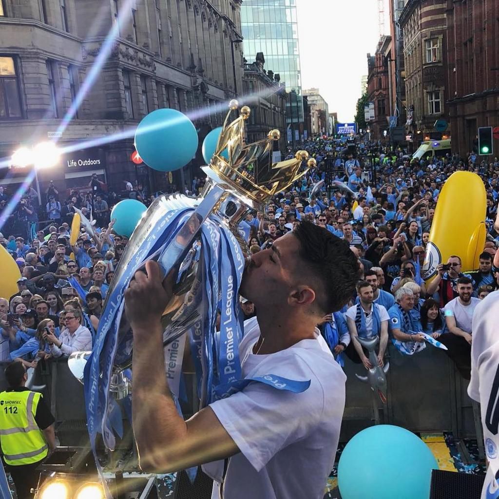 Brahim Diaz won the Premier League and Community Shield at Manchester City [Instagram]