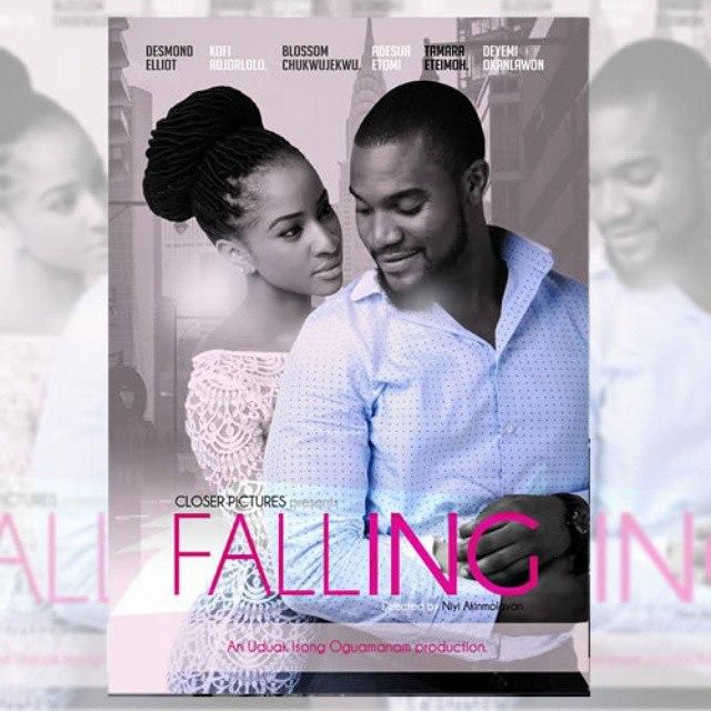 Kunle Rhemmy and Adesua Etomii in 'Falling'