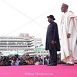 Goodluck Jonathan and Muhammadu Buhari
