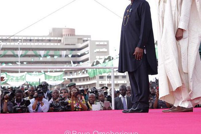 Goodluck Jonathan and Muhammadu Buhari