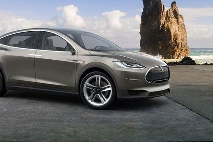 The Tesla Model X is an all-electric SUV, Tesla's first.