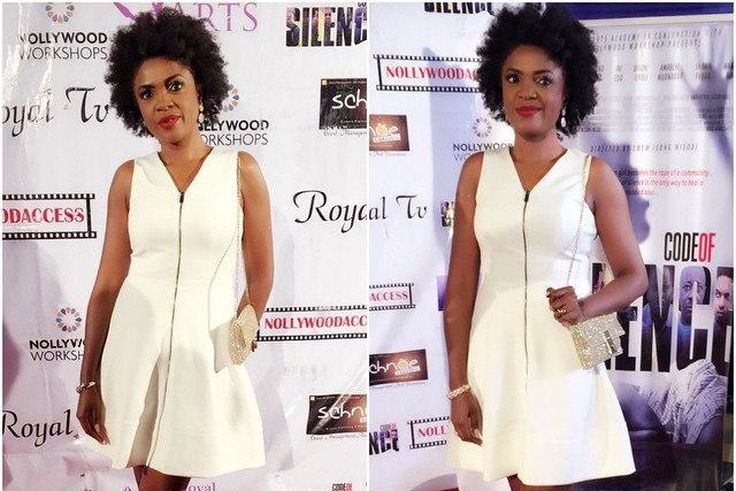 Omoni Oboli at the Lagos premiere of 'Code of Silence'