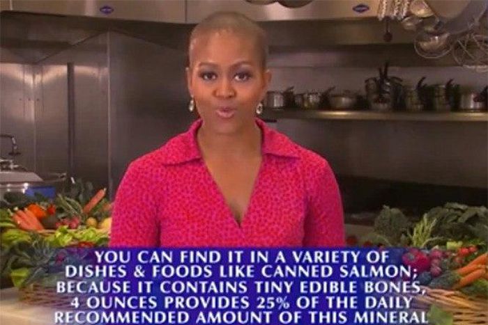 Michelle Obama goes bald on 'Jeopardy'