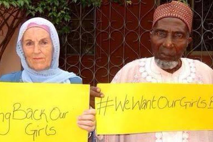 Late Aisha Ahmed Lemu with husband, Sheik Ahmed Lemu