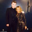 Sam Smith and Beyonce at Grammy Awards 2015