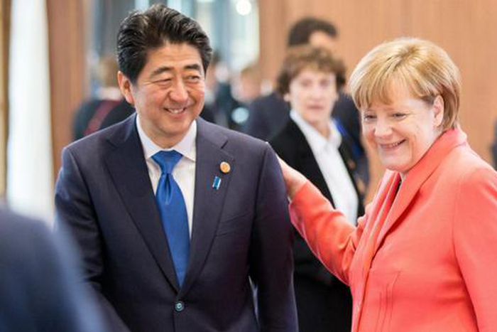 Merkel encourages leaders to agree tough climate goals