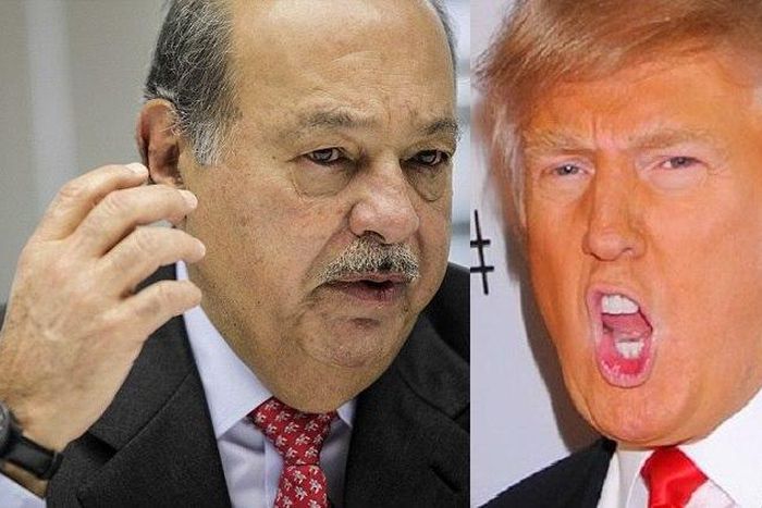 Carlos Slim and Donald Trump