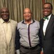 Former Vice President, Atiku Abubakar and outgoing Minister of Agriculture, Akinwunmi Adeshina meet with South African President, Jacob Zuma on Saturday, May 2, 2015.