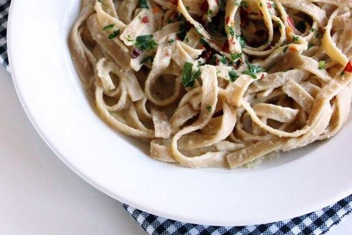Cauliflower fettucine alfredo