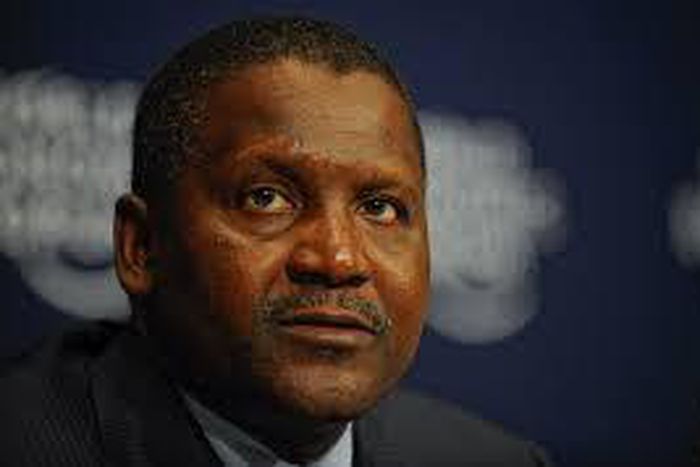 Richest man in Africa, Aliko Dangote.