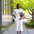 OOTD inspiration is a crisp chic look featuring the hottest piece of the season; Culottes