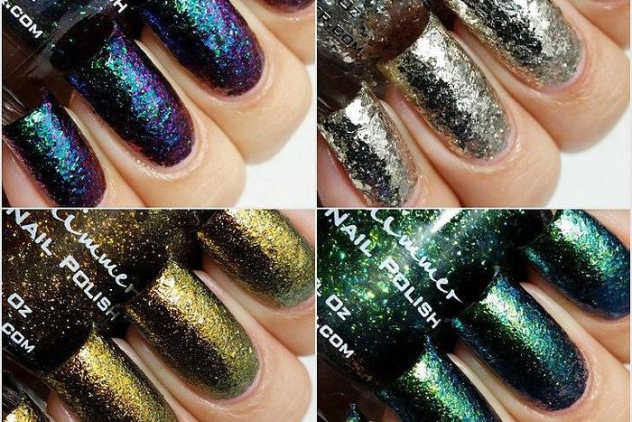KBShimmer flakes nail polish swatches for 2015