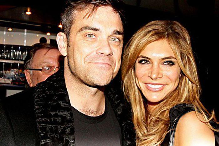Robbie Williams and wife, Ayda Field