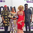 John Ugbe, Patience Ozokwor, Wangi Mba Uzoukwu and Basketmouth at the launch