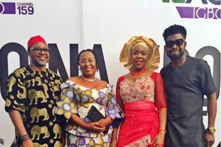John Ugbe, Patience Ozokwor, Wangi Mba Uzoukwu and Basketmouth at the launch