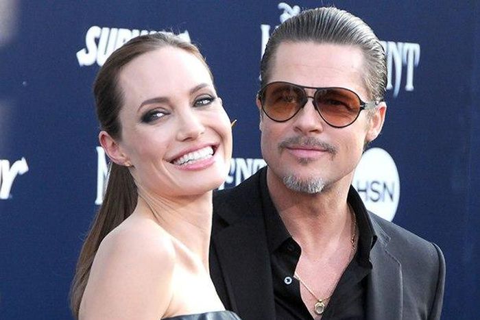 Angelina Jolie and Brad Pitt