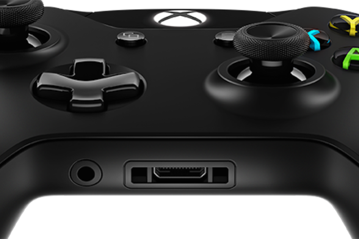 New Xbox One Controller with headset jack.